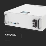Acumulator fotovoltaice LiFePo4 5.12kWh VT-48100-W, V-TAC - imagine 4