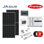 Kit panouri fotovoltaice 60 kWp cu montaj inclus, trifazat, panouri JA Solar și invertor Fronius Tauro