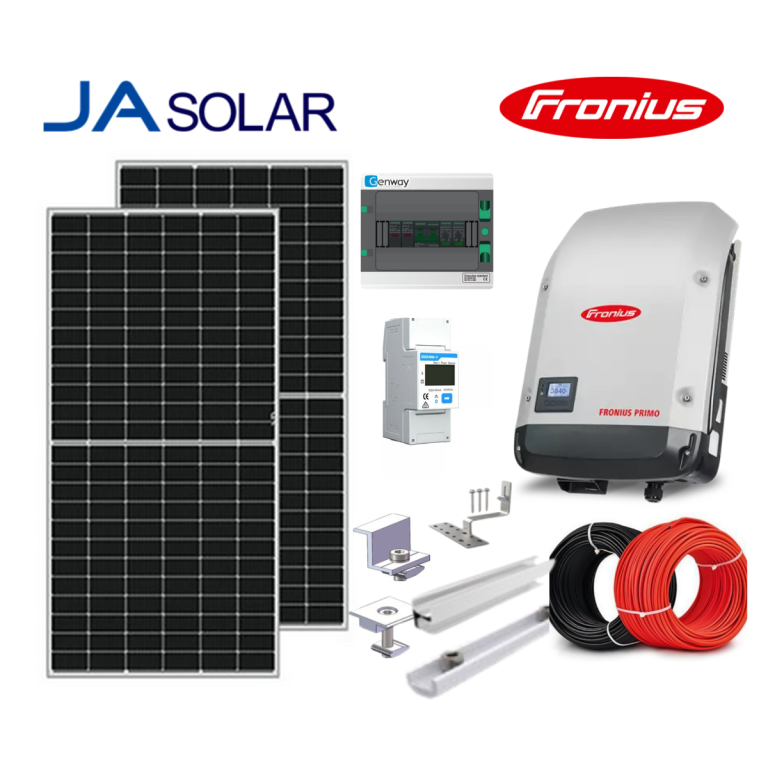 Kit sistem fotovoltaic 9,68 kWp cu panouri JA Solar și invertor Fronius